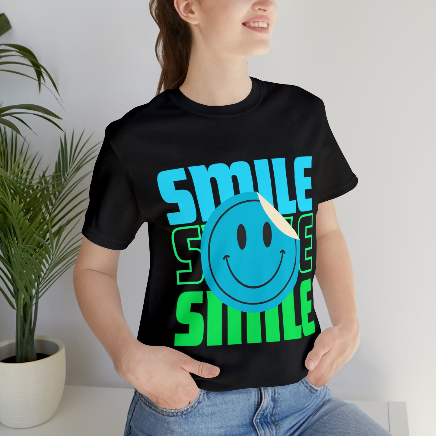 Smile Unisex Jersey Short Sleeve Tee