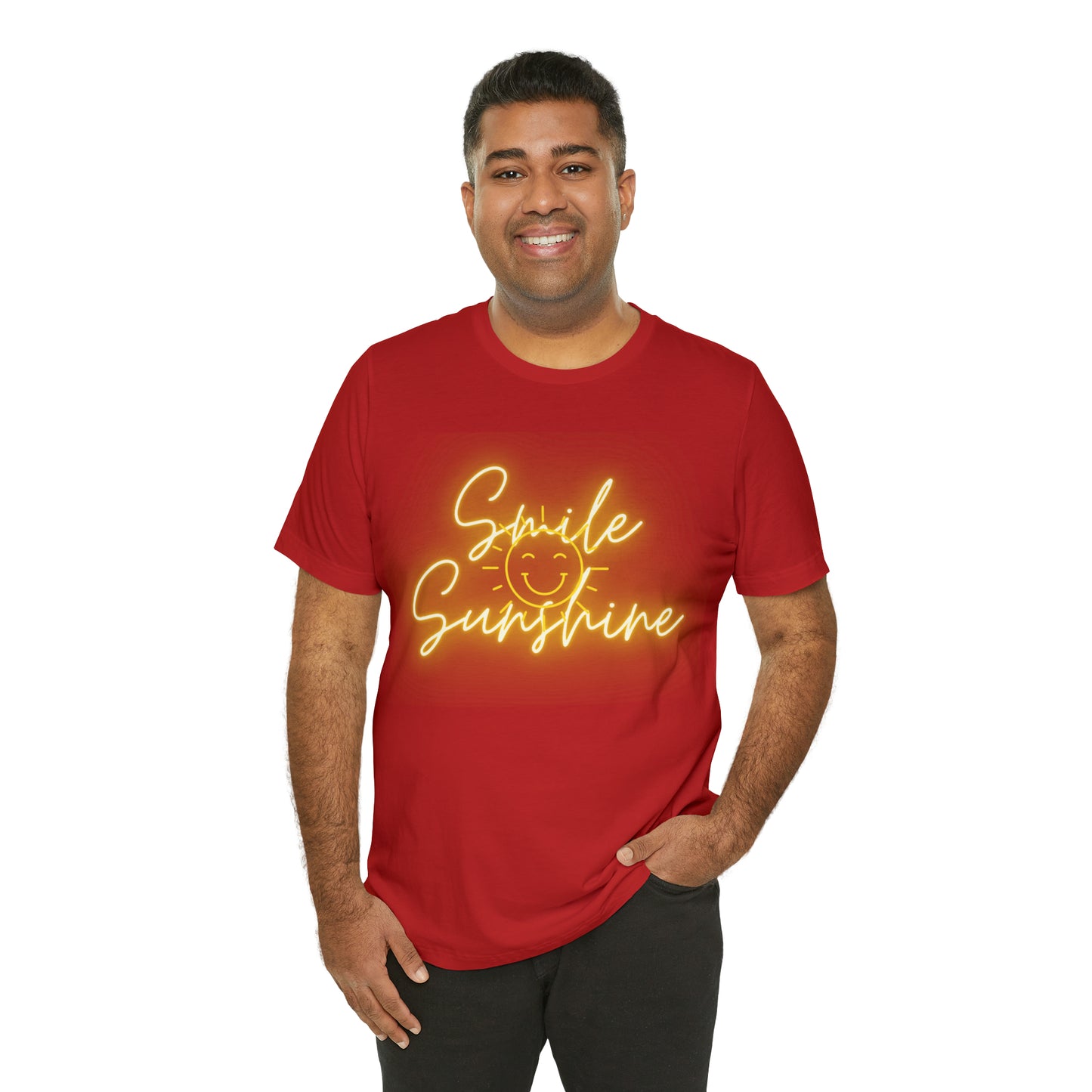 Smile Sunshine - Unisex Jersey Short Sleeve Tee