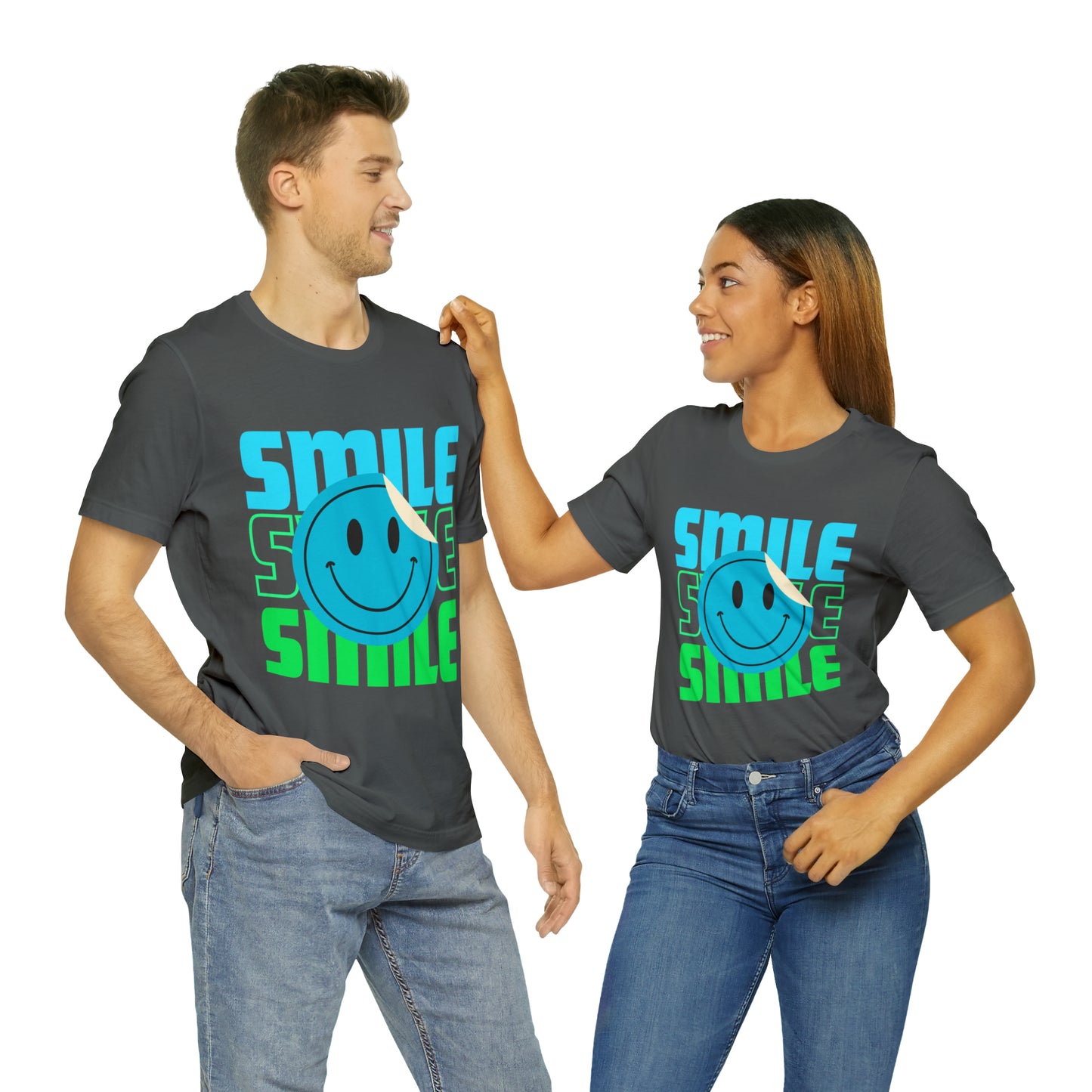 Smile Unisex Jersey Short Sleeve Tee
