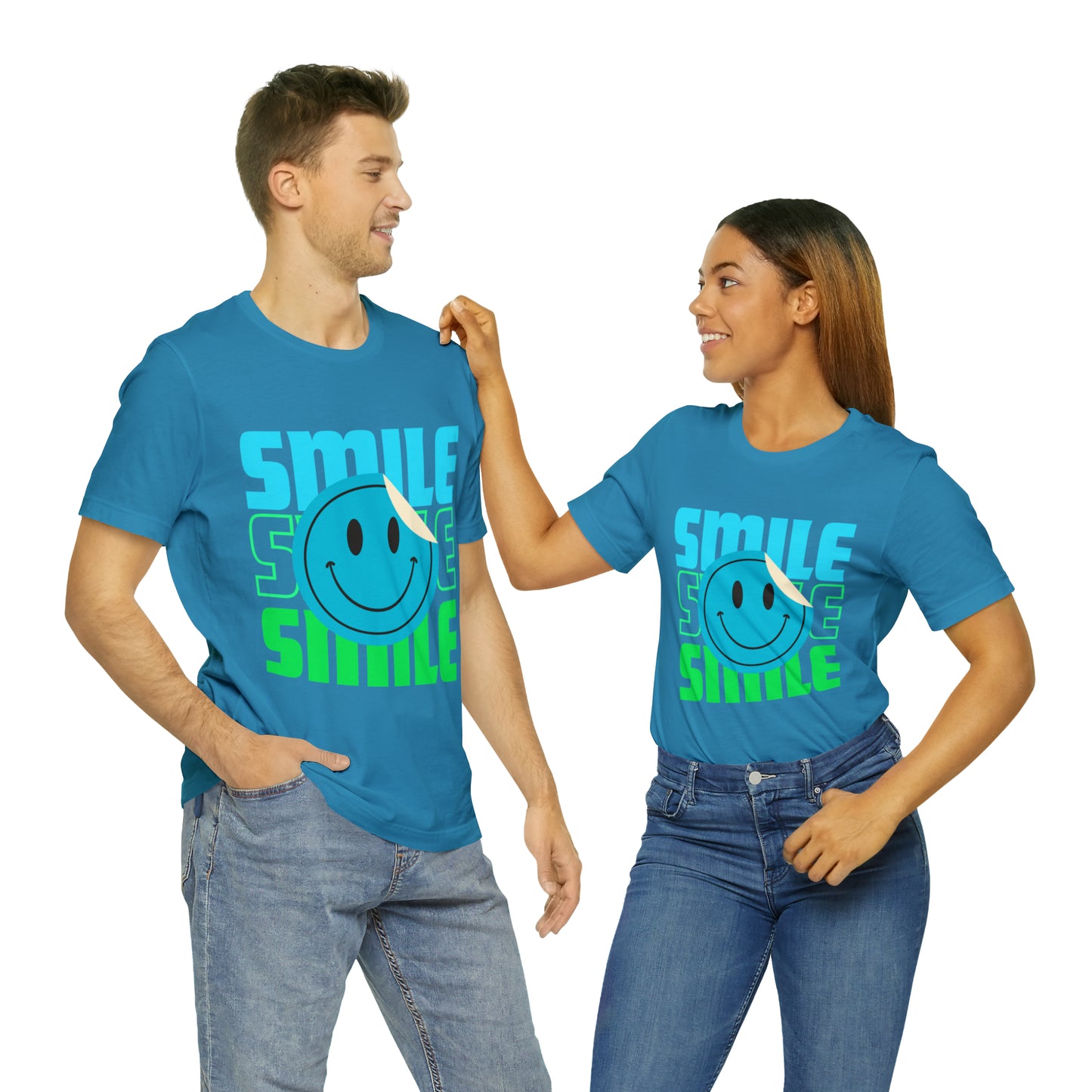 Smile Unisex Jersey Short Sleeve Tee