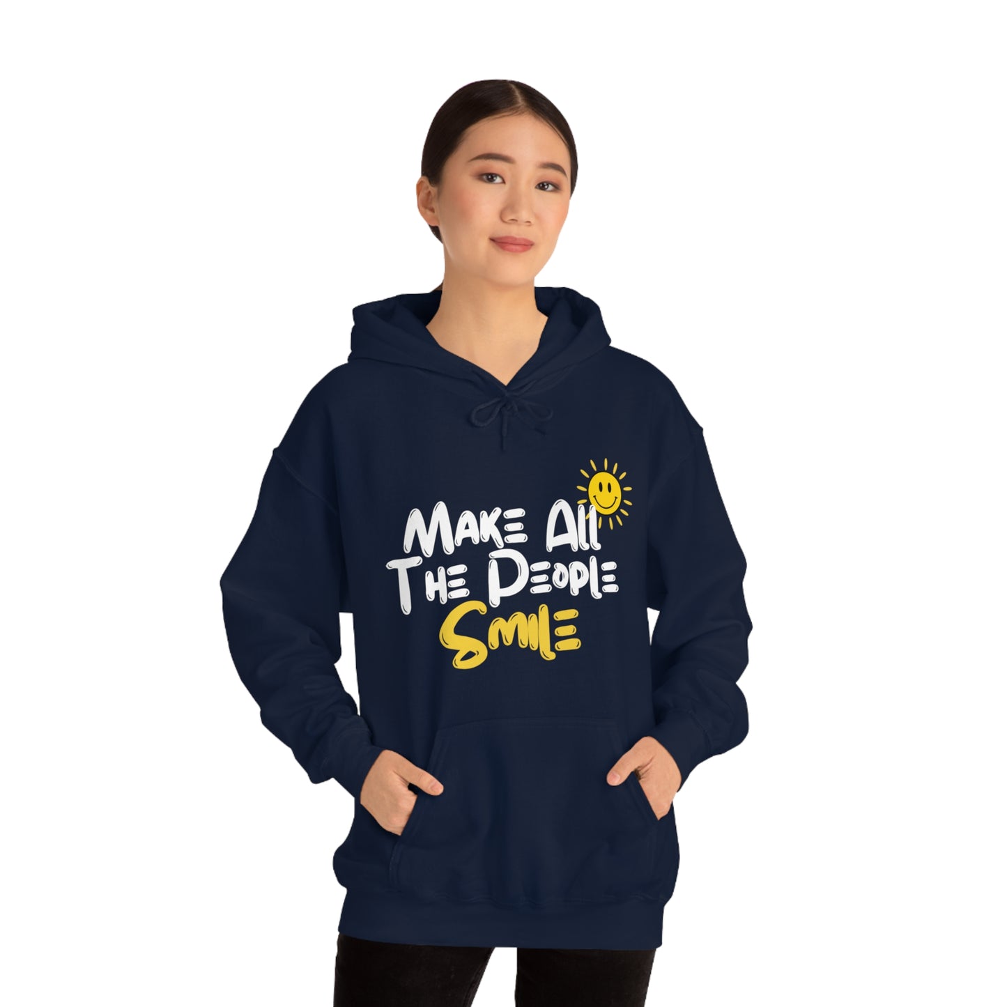 Make All People Smile - Unisex Heavy Blend™ Hooded Sweatshirt