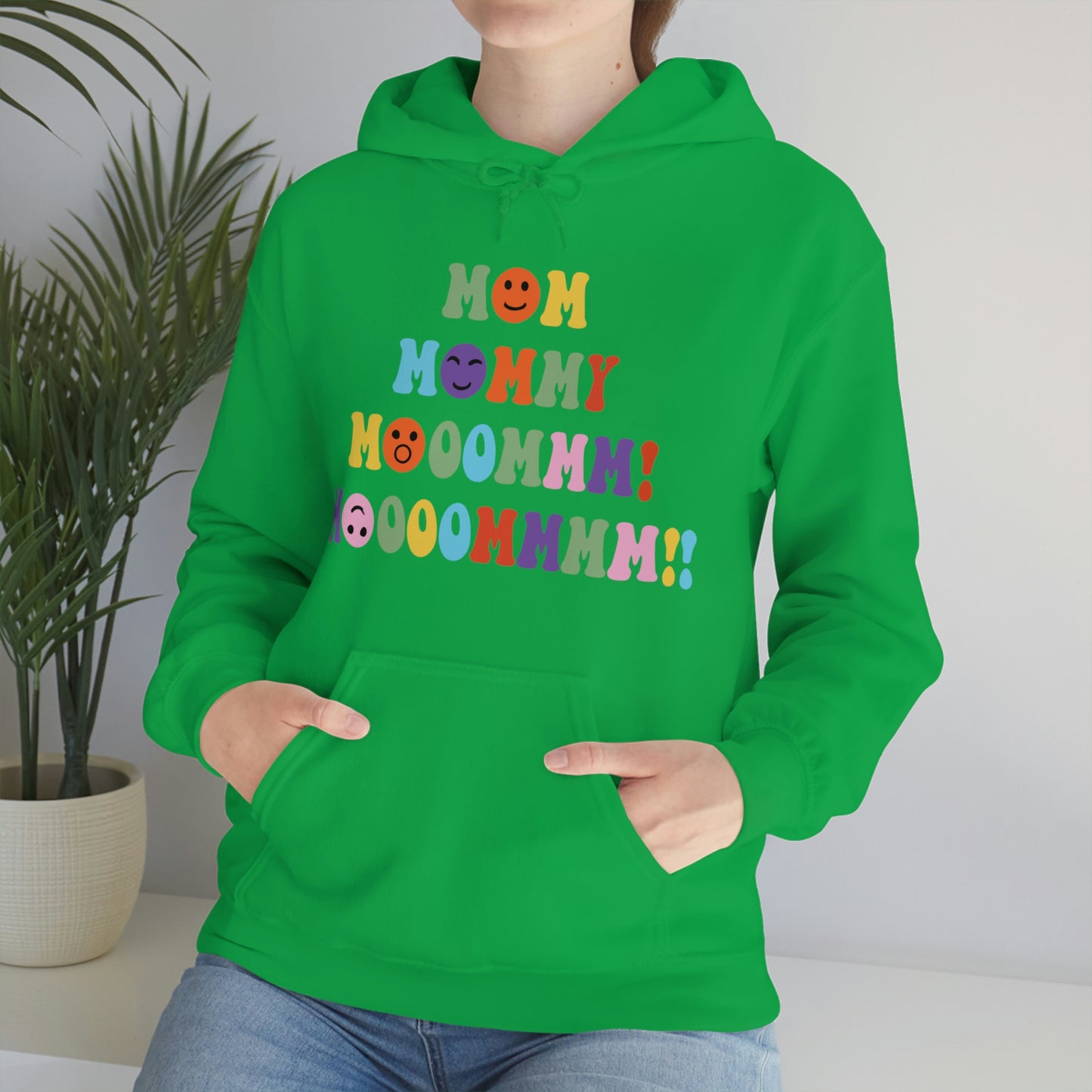 Moooommmm - Unisex Heavy Blend™ Hooded Sweatshirt