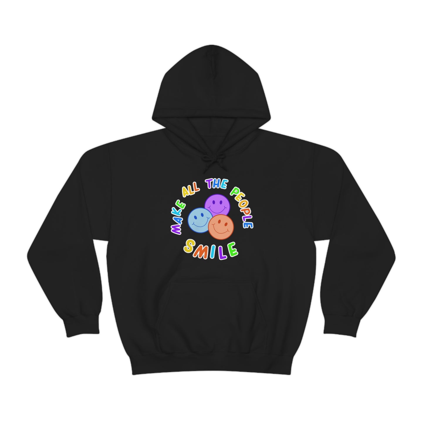 Make All The People Smile - Unisex Heavy Blend™ Hooded Sweatshirt