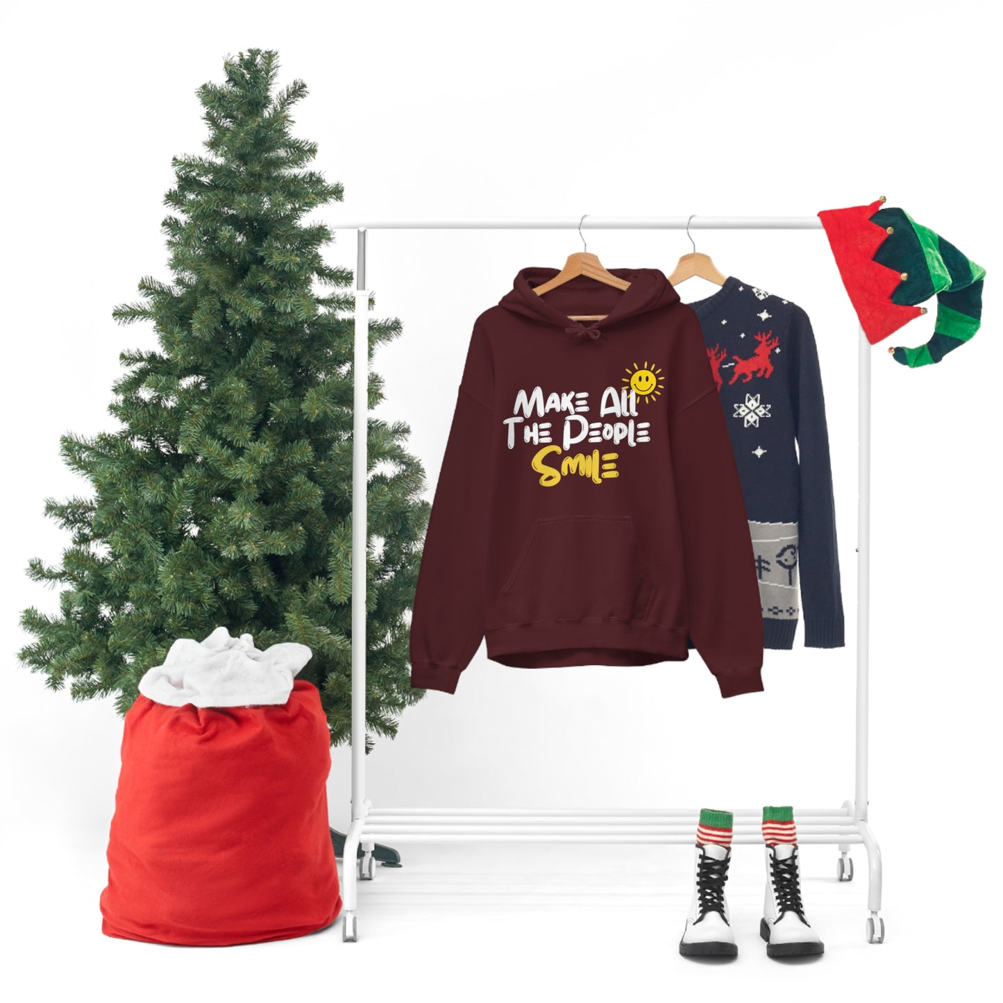 Make All People Smile - Unisex Heavy Blend™ Hooded Sweatshirt