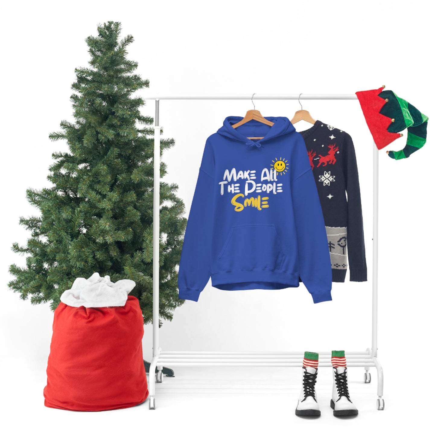 Make All People Smile - Unisex Heavy Blend™ Hooded Sweatshirt