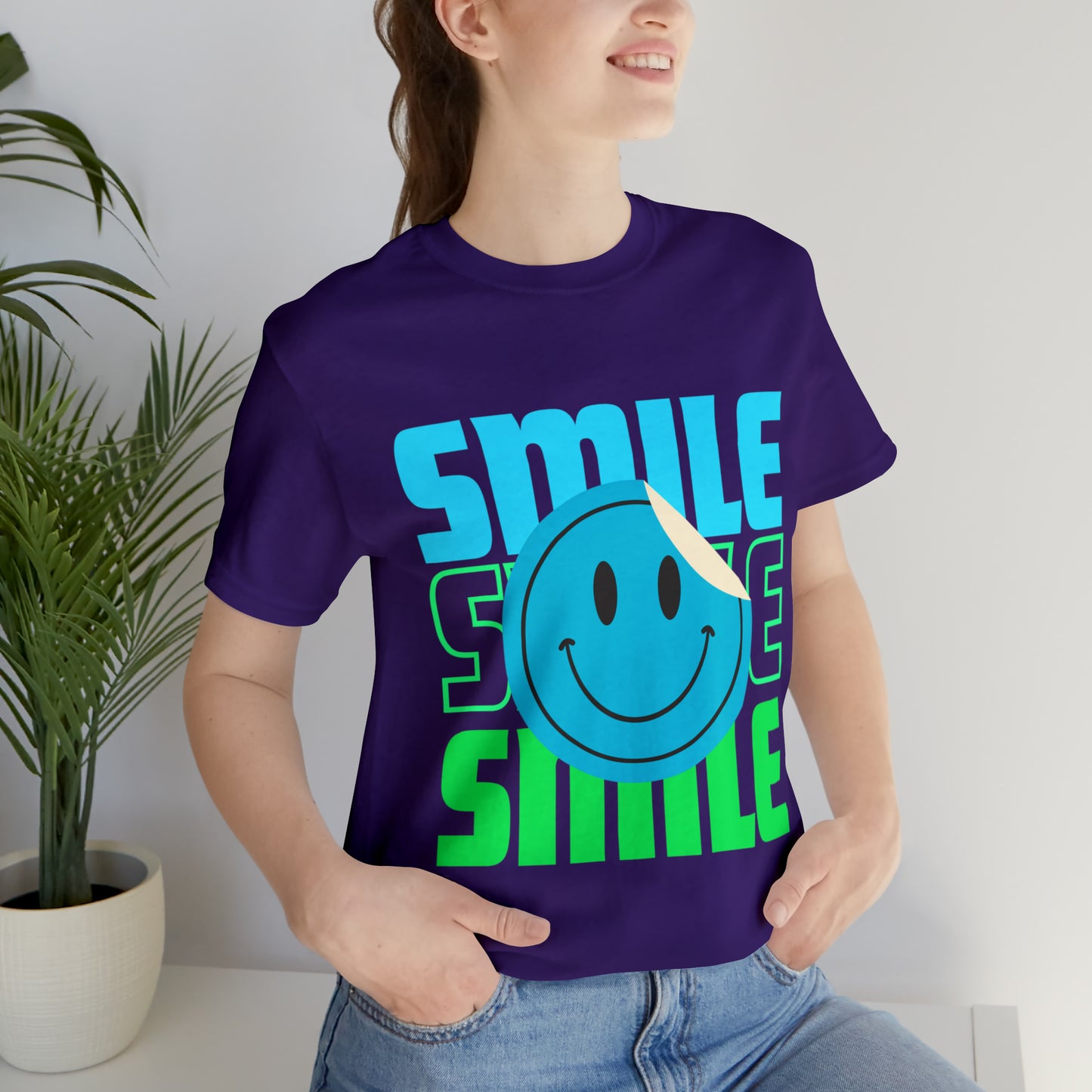 Smile Unisex Jersey Short Sleeve Tee