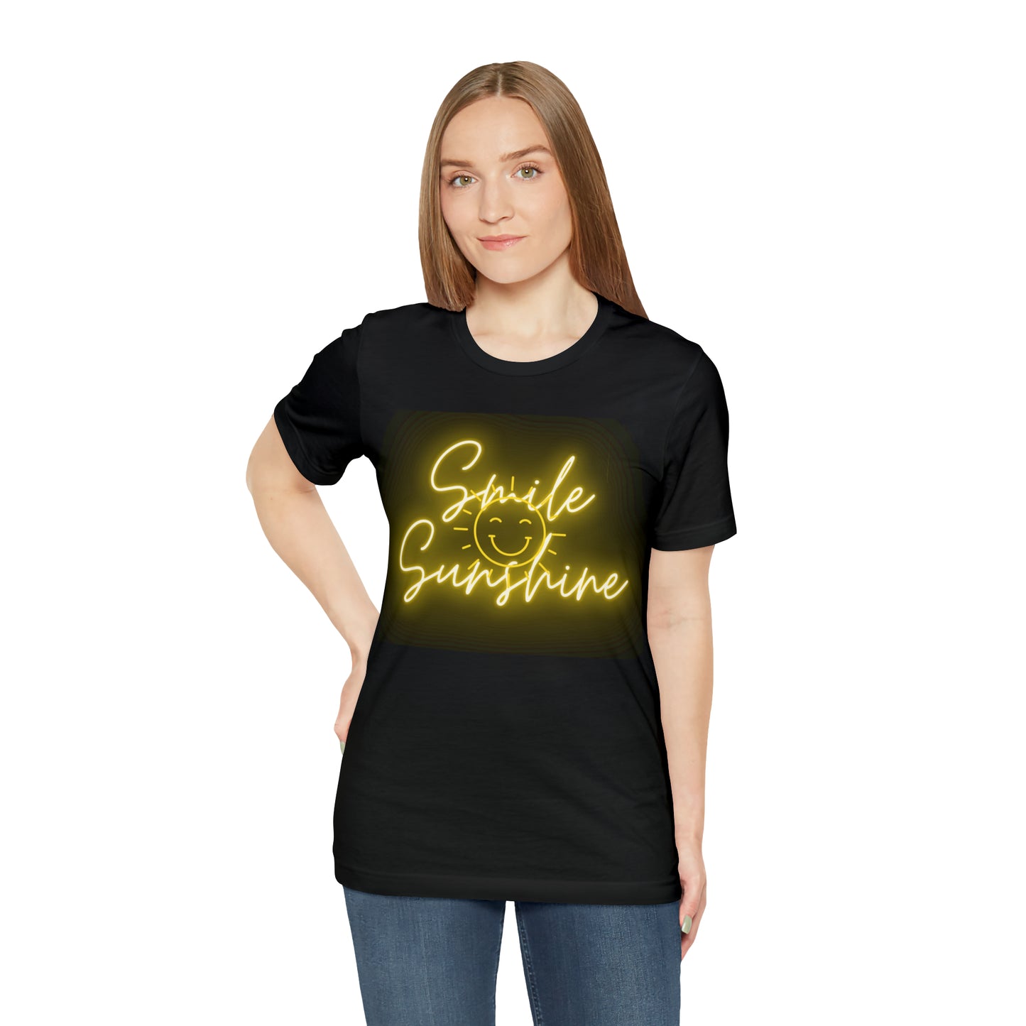 Smile Sunshine - Unisex Jersey Short Sleeve Tee