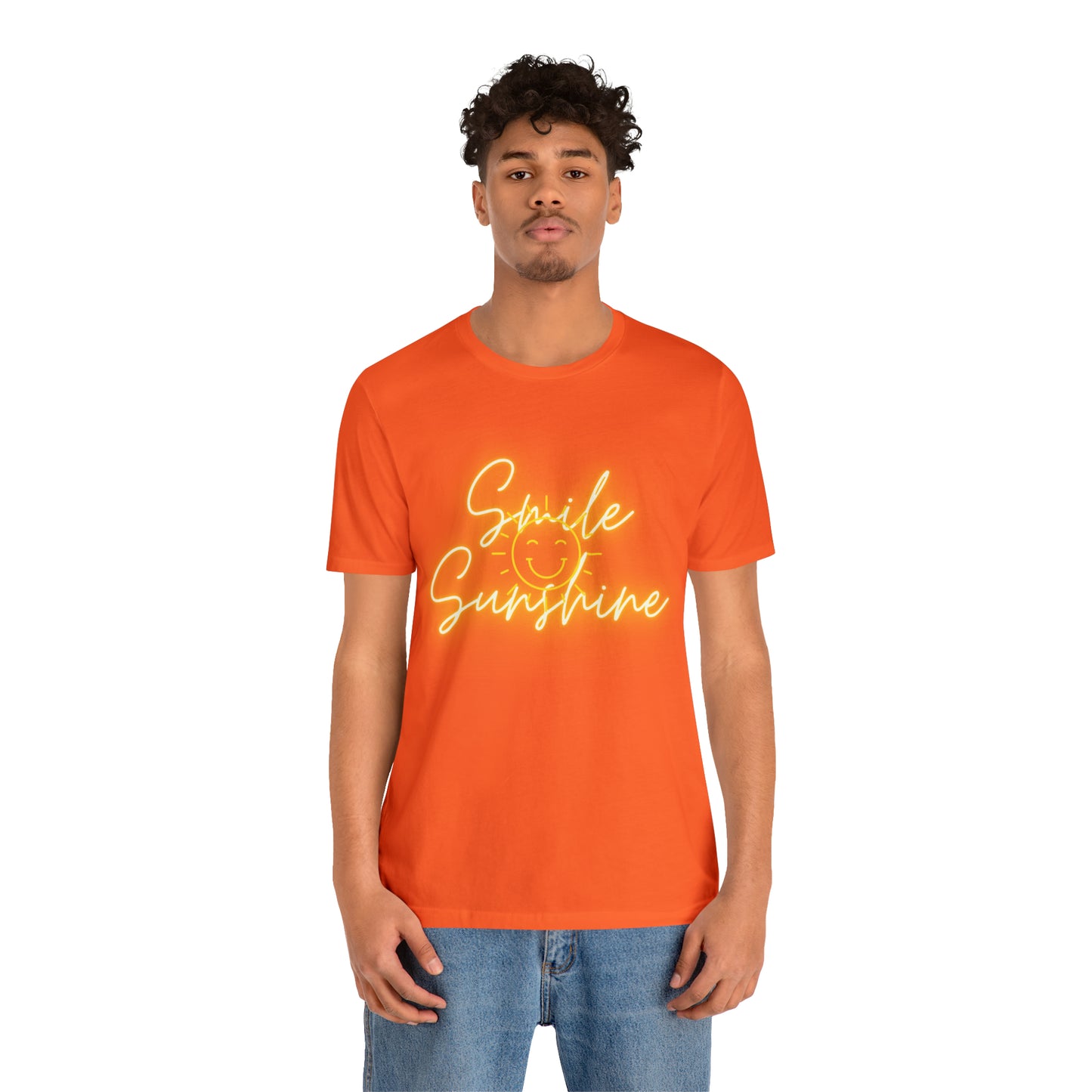 Smile Sunshine - Unisex Jersey Short Sleeve Tee