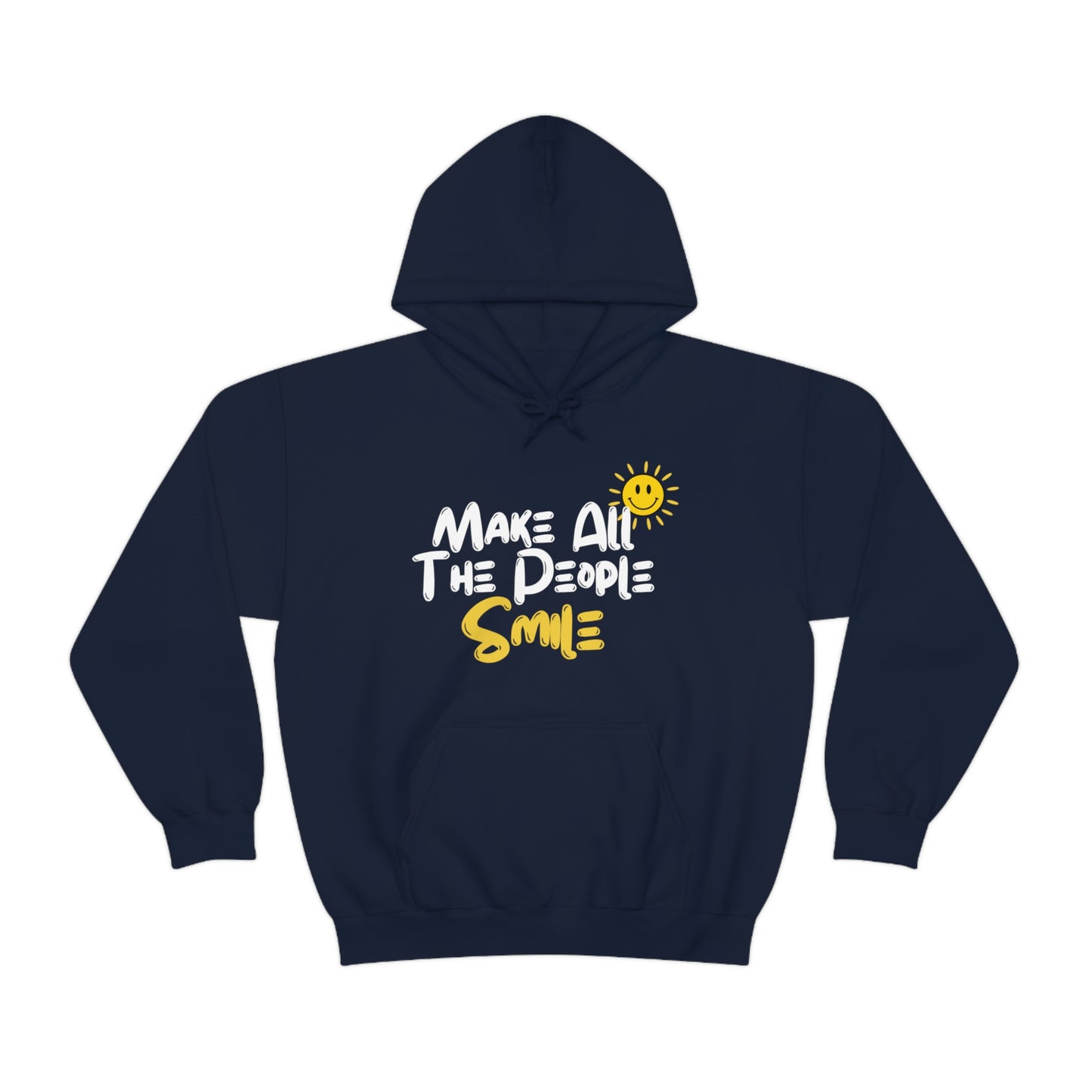 Make All People Smile - Unisex Heavy Blend™ Hooded Sweatshirt