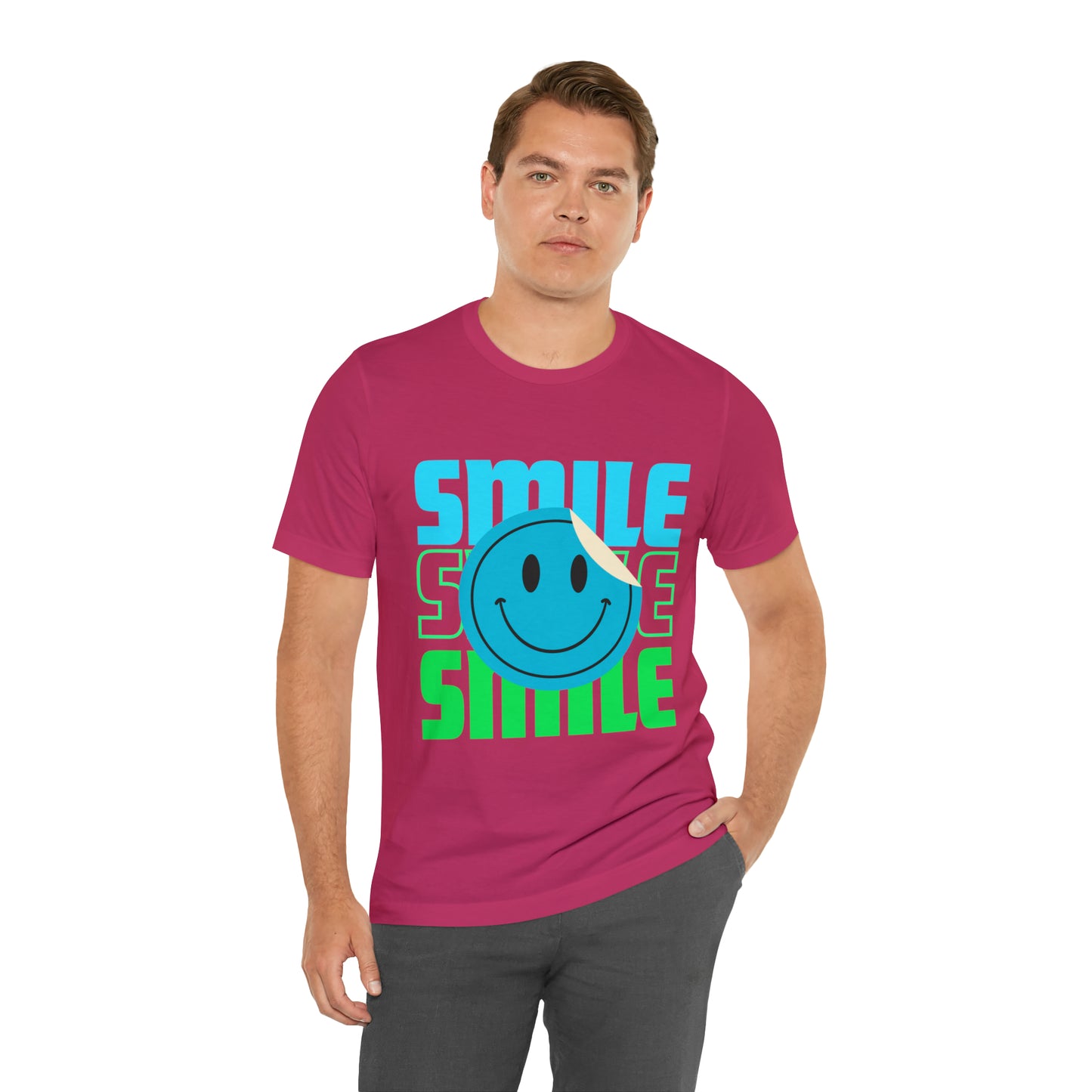 Smile Unisex Jersey Short Sleeve Tee