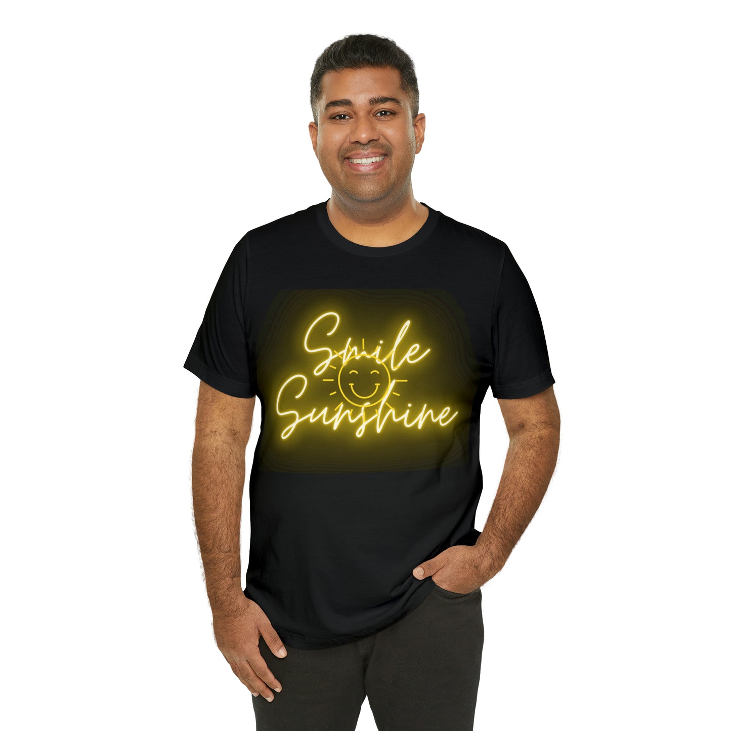 Smile Sunshine - Unisex Jersey Short Sleeve Tee