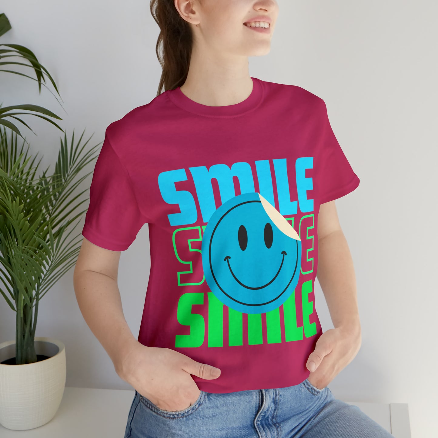 Smile Unisex Jersey Short Sleeve Tee