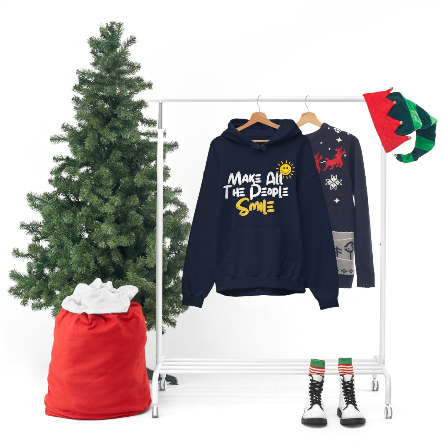 Make All People Smile - Unisex Heavy Blend™ Hooded Sweatshirt