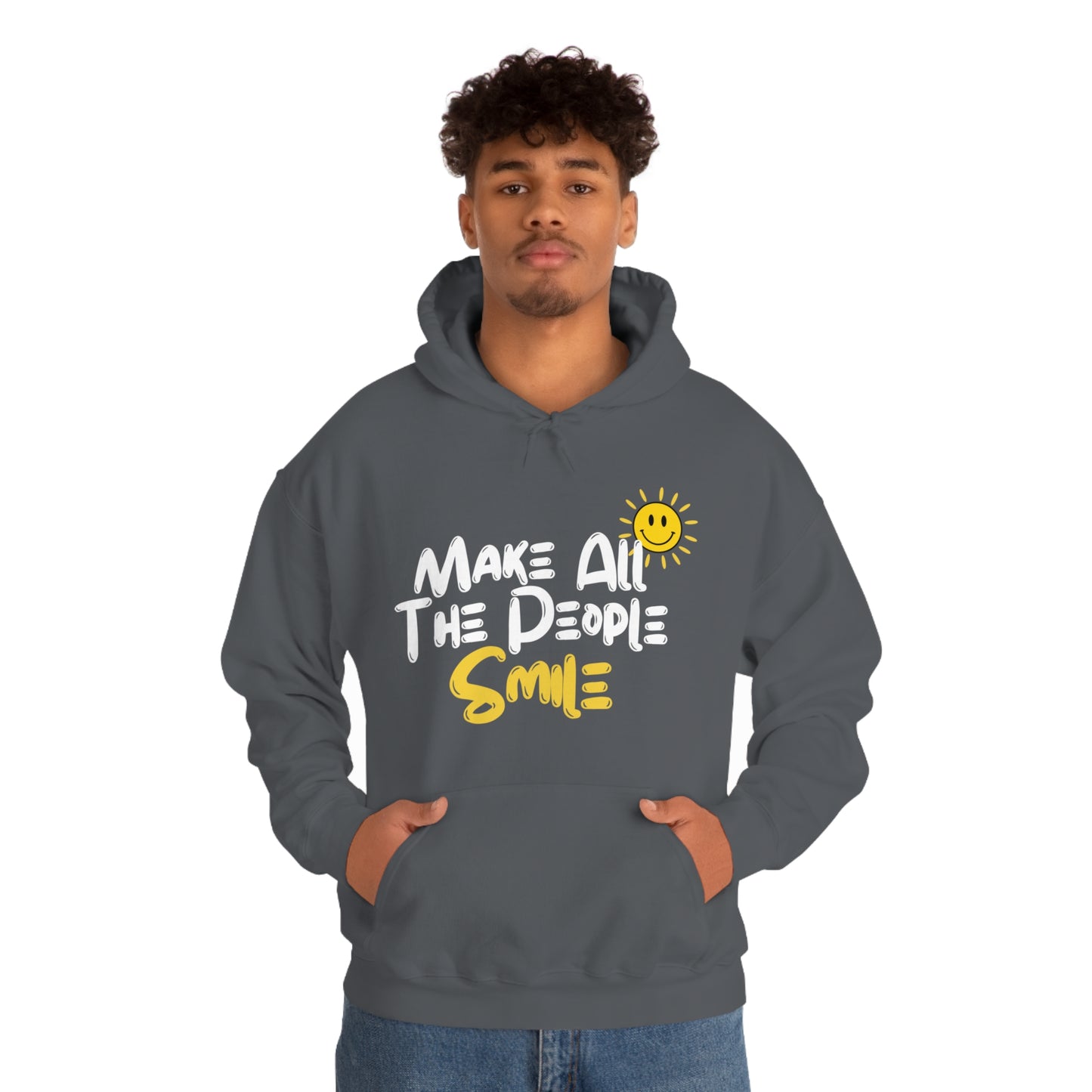 Make All People Smile - Unisex Heavy Blend™ Hooded Sweatshirt