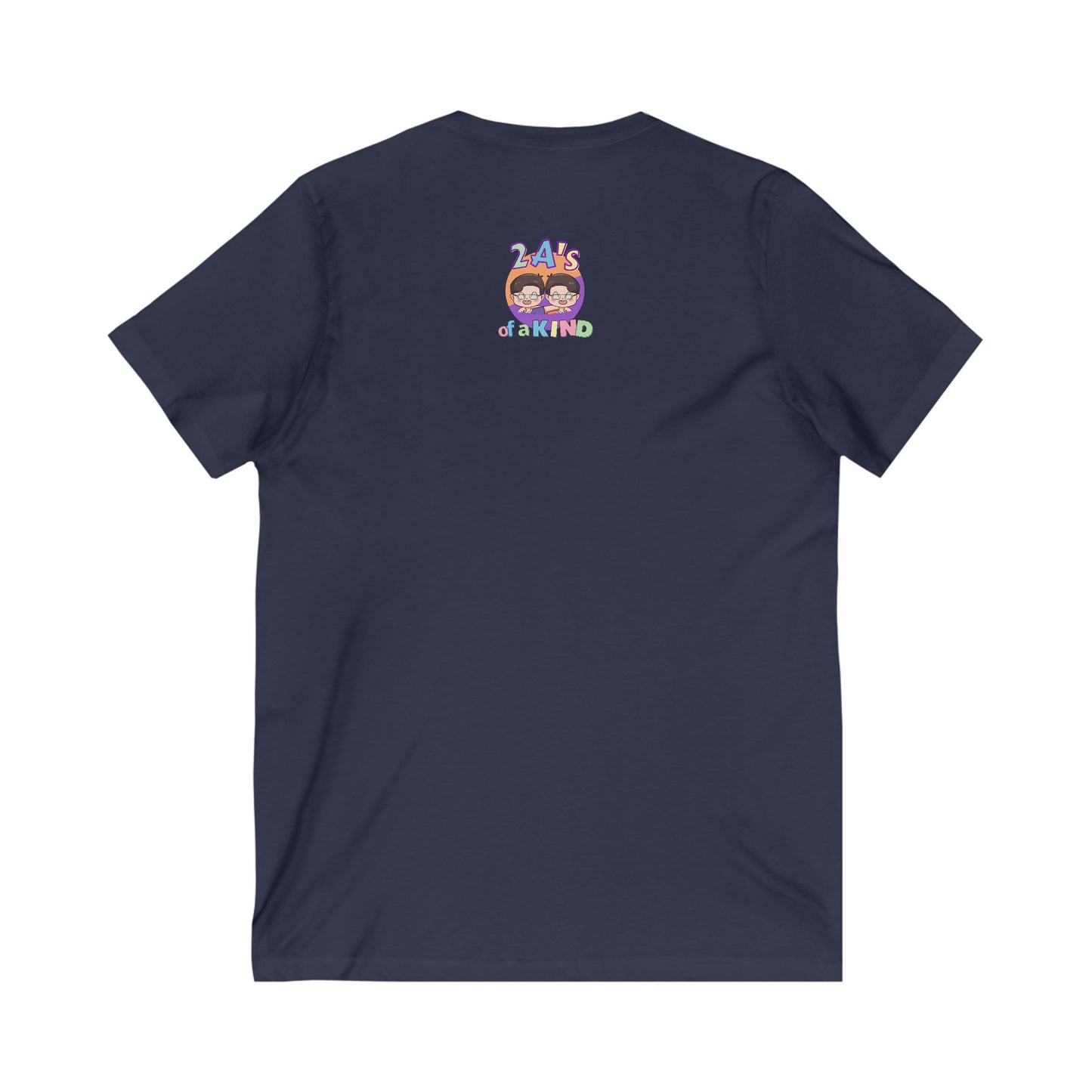 Mommmm - Women's Jersey Short Sleeve Deep V-Neck Tee