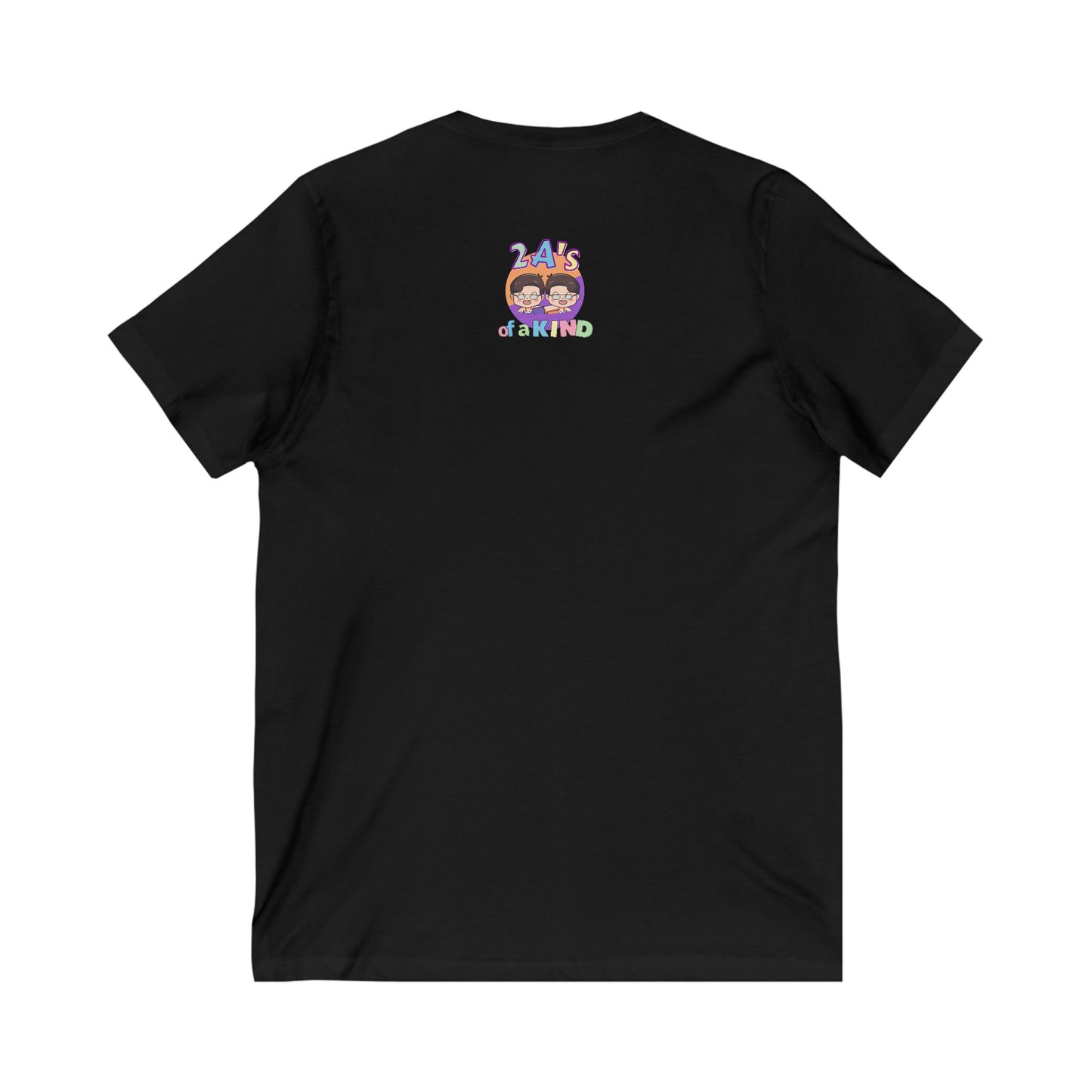 Mommmm - Women's Jersey Short Sleeve Deep V-Neck Tee