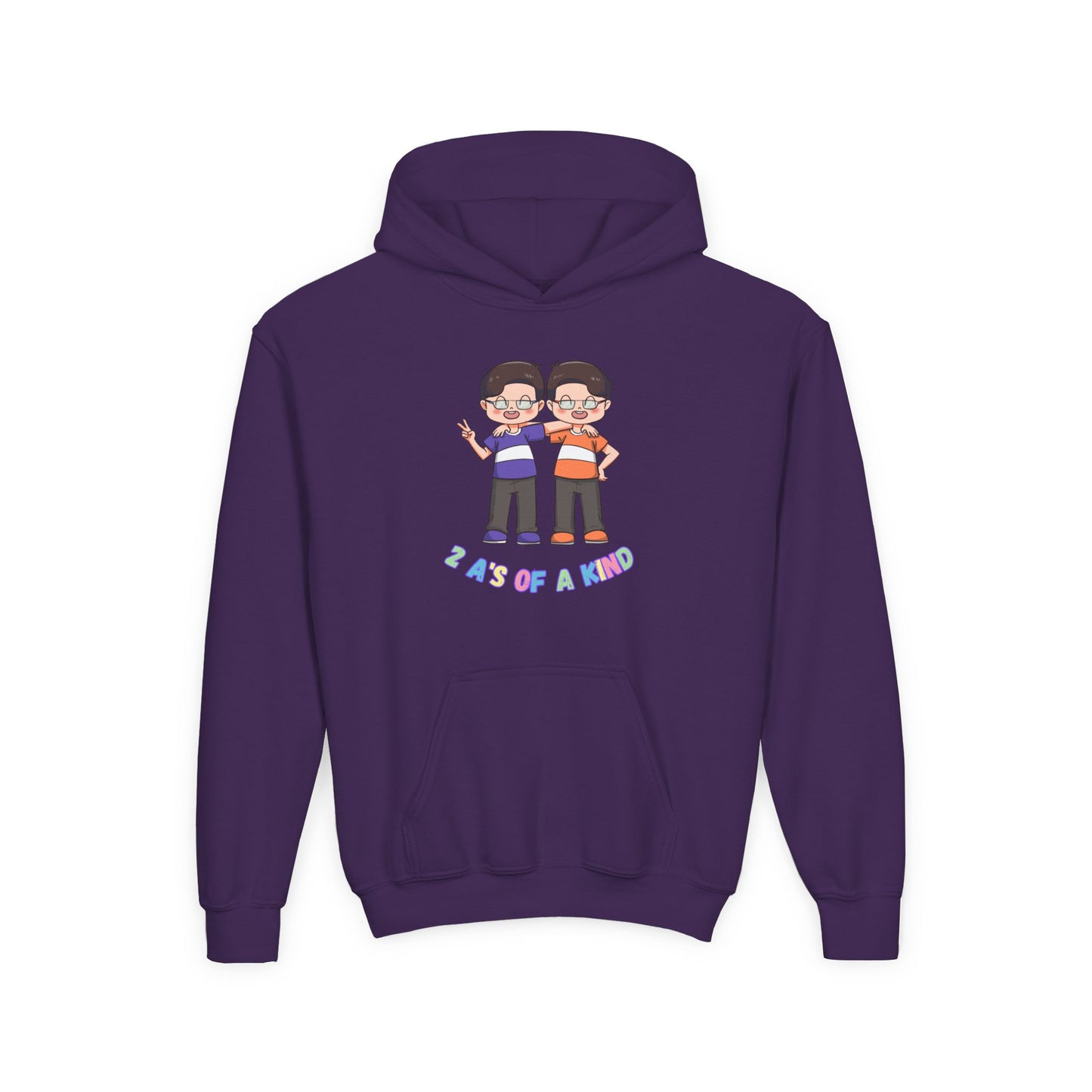 Make All The People Smile - Youth Heavy Blend Hooded Sweatshirt
