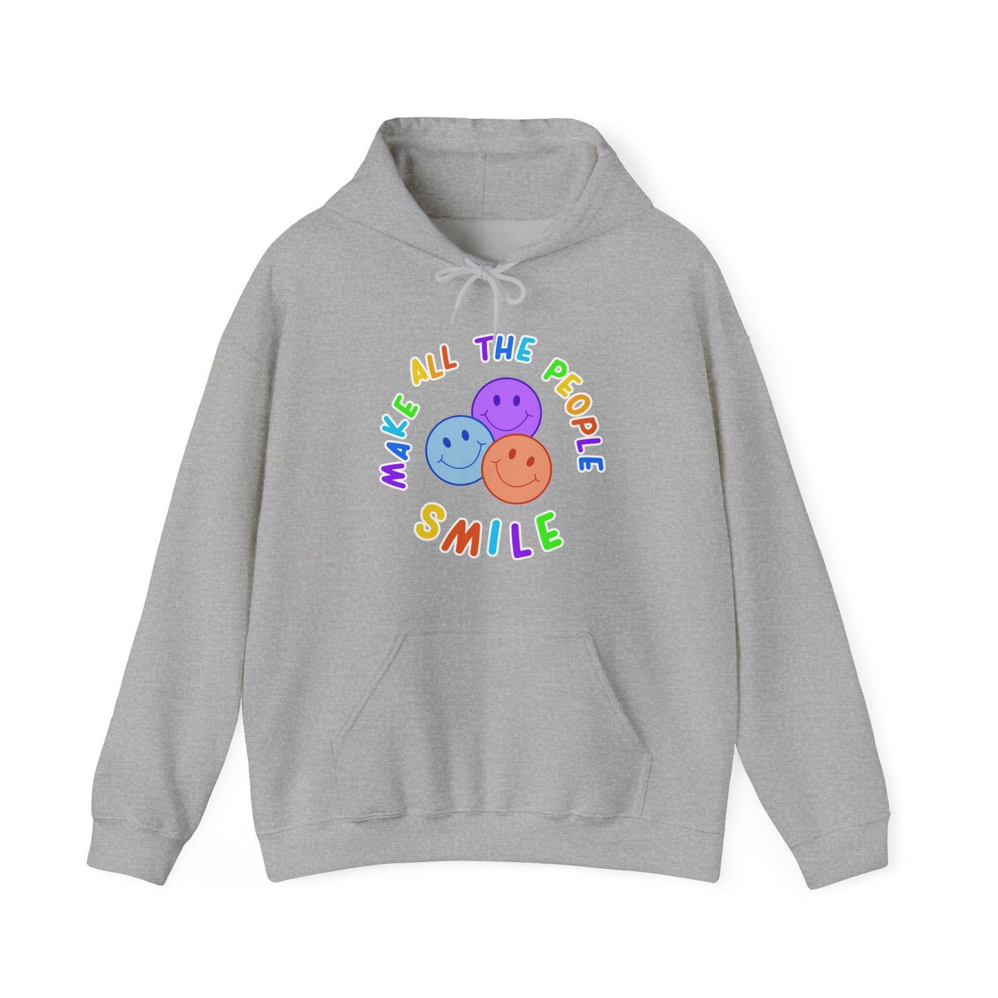 Make All The People Smile - Unisex Heavy Blend™ Hooded Sweatshirt