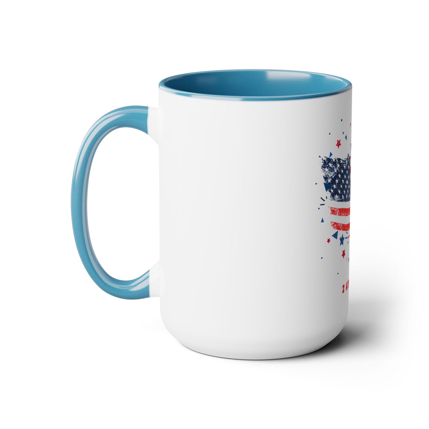 Flag - Two-Tone Coffee Mugs, 15oz