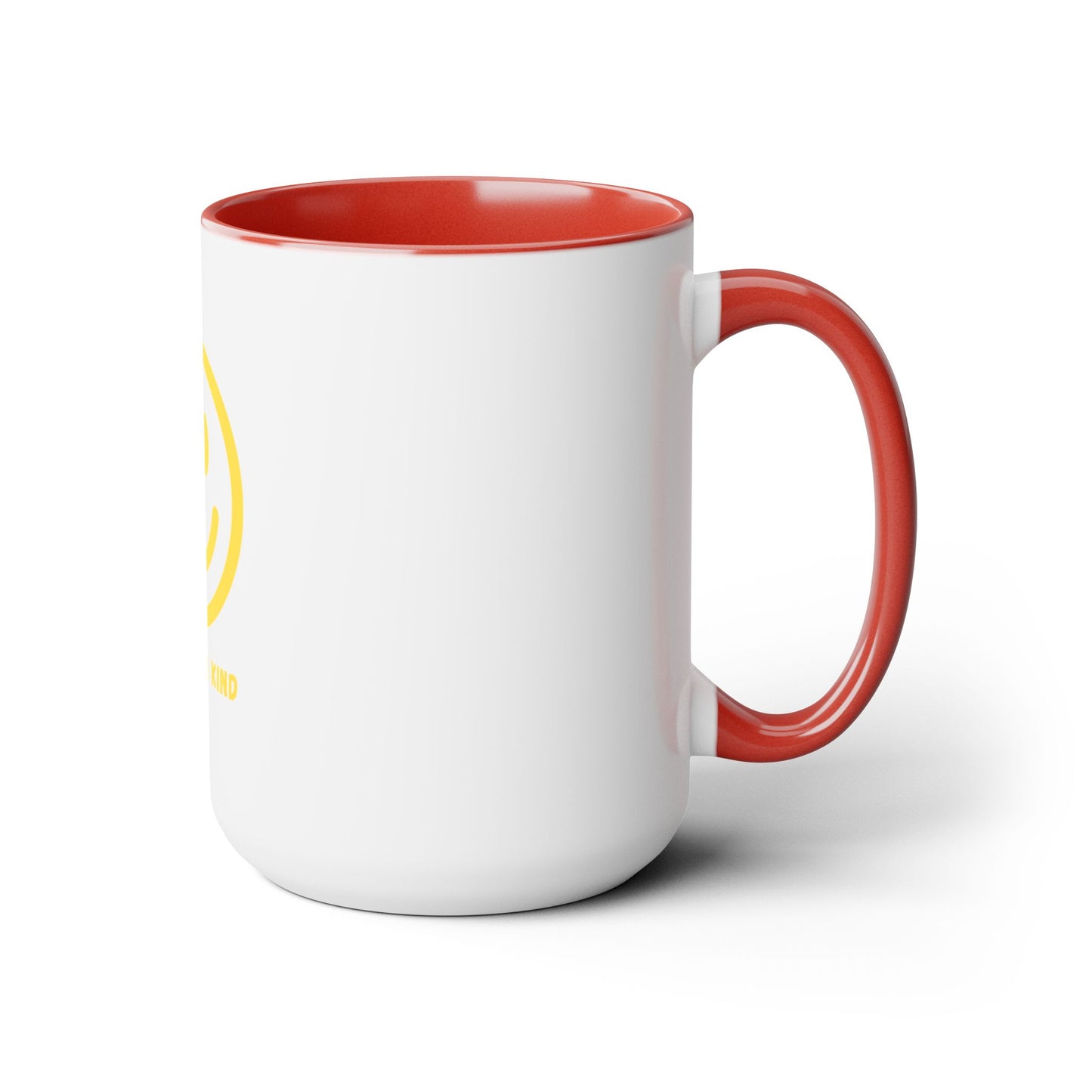 Smiley Face - Two-Tone Coffee Mugs, 15oz