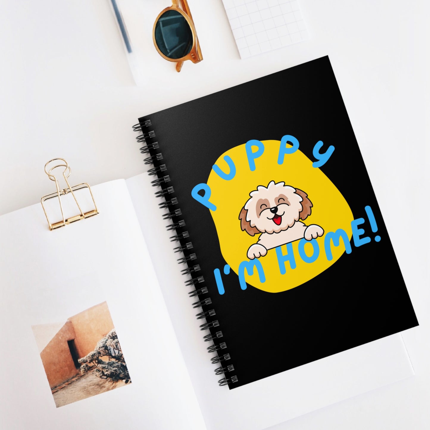Puppy I'm Home - Ruled Line