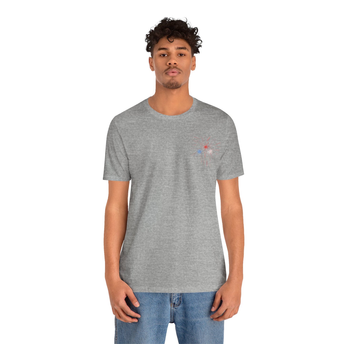 Firework Patriotic Tee - Unisex Jersey Short Sleeve Tee
