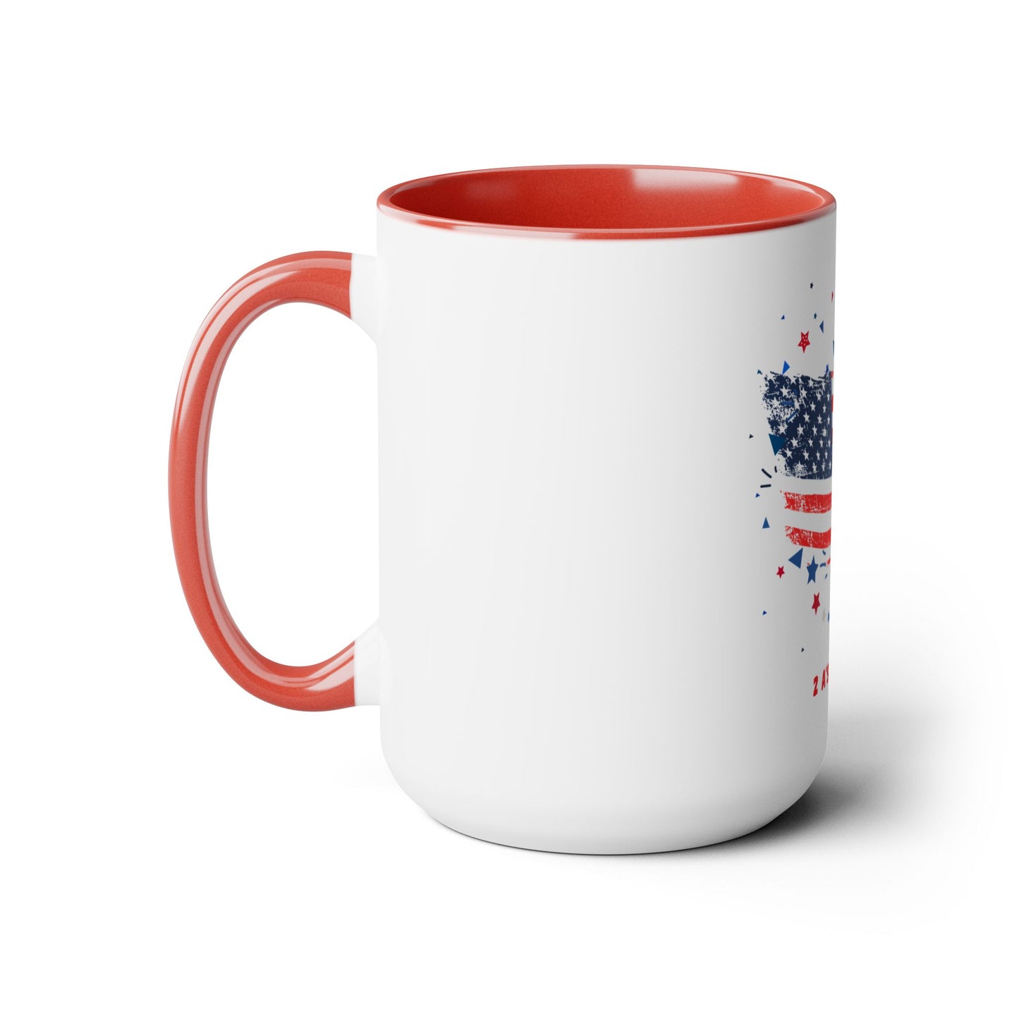 Flag - Two-Tone Coffee Mugs, 15oz