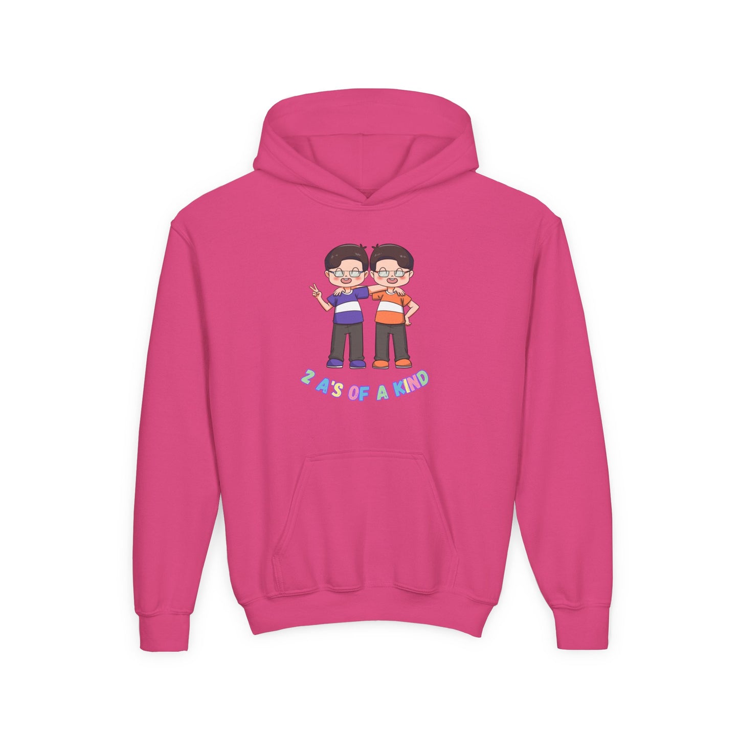 Make All The People Smile - Youth Heavy Blend Hooded Sweatshirt