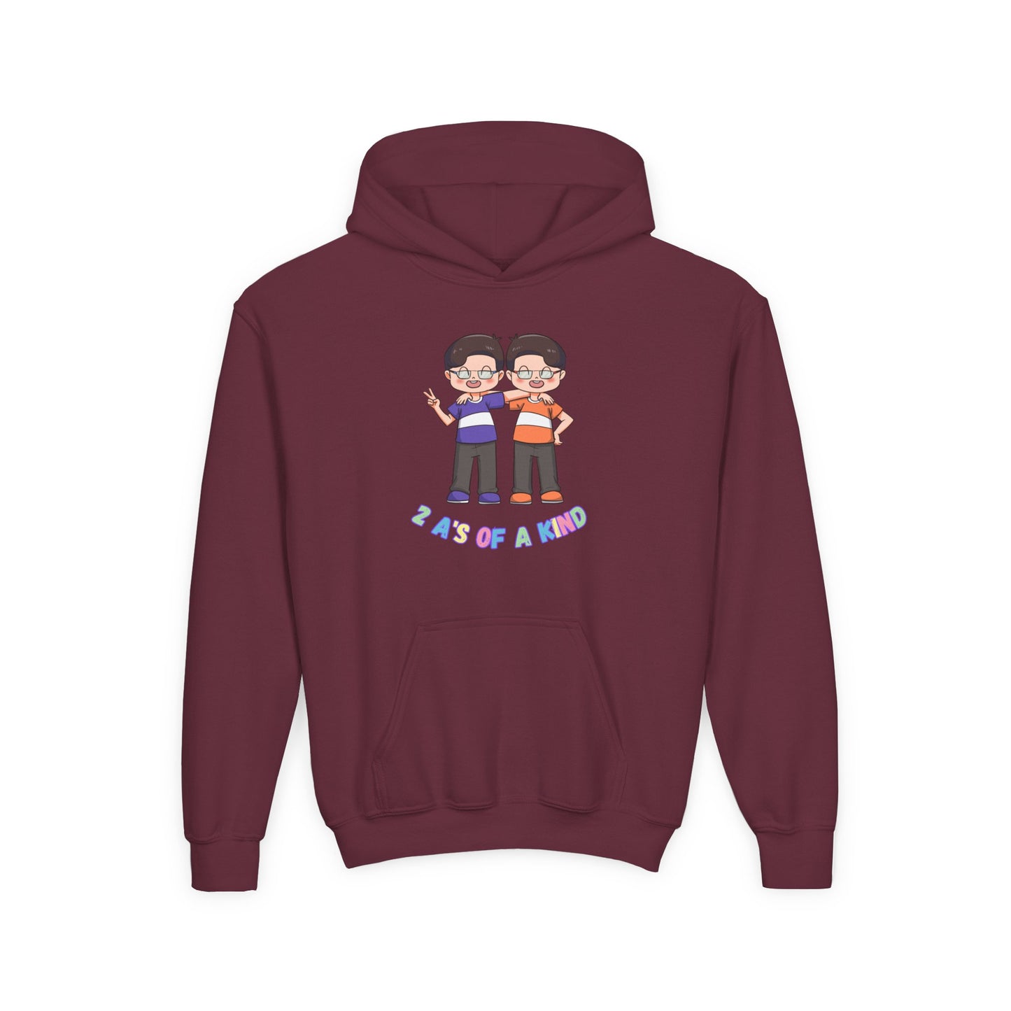 Make All The People Smile - Youth Heavy Blend Hooded Sweatshirt