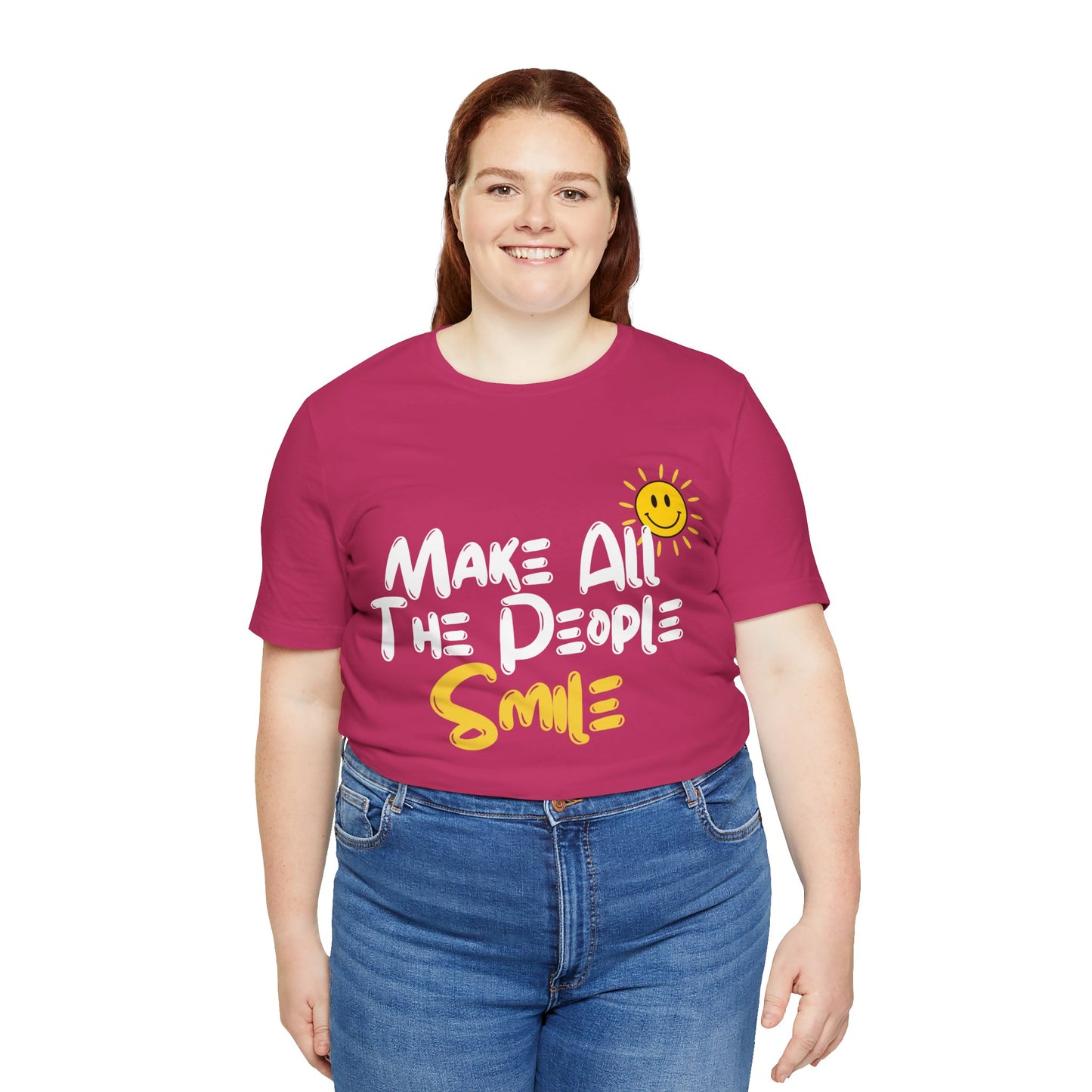 Make All the People Smile - Unisex Jersey Short Sleeve Tee