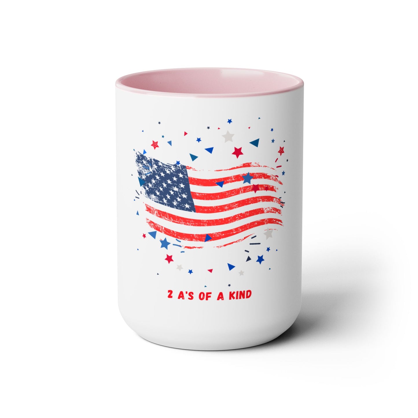 Flag - Two-Tone Coffee Mugs, 15oz
