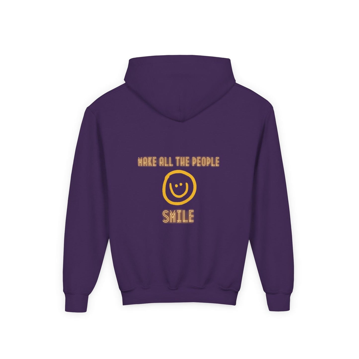 Make All The People Smile - Youth Heavy Blend Hooded Sweatshirt
