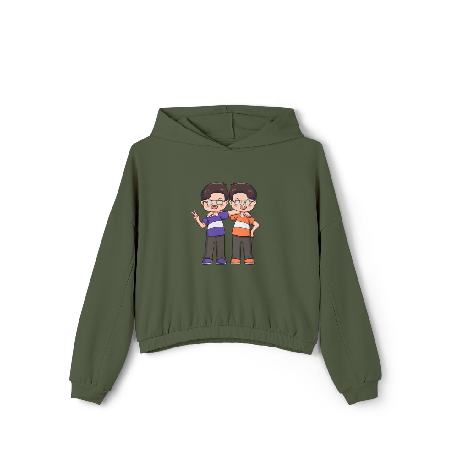 2 A's - Women's Cinched Bottom Hoodie