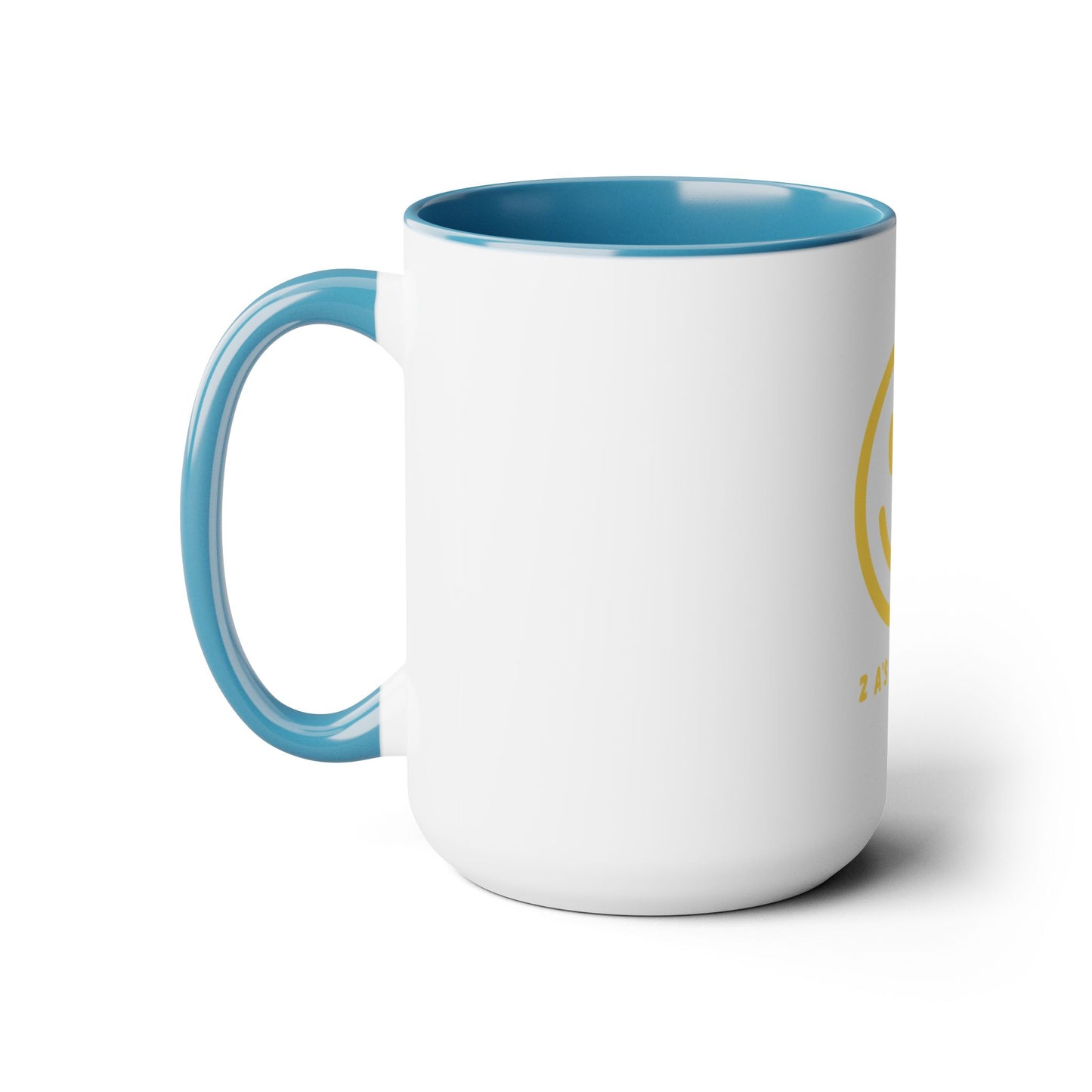 Smiley Face - Two-Tone Coffee Mugs, 15oz