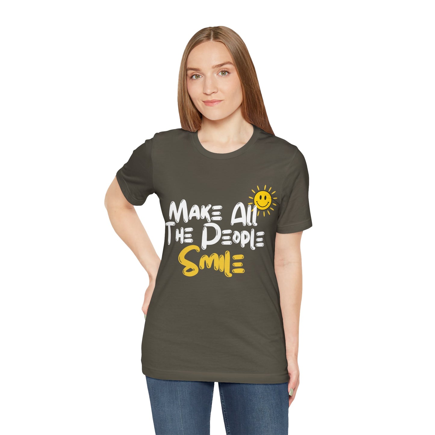 Make All the People Smile - Unisex Jersey Short Sleeve Tee