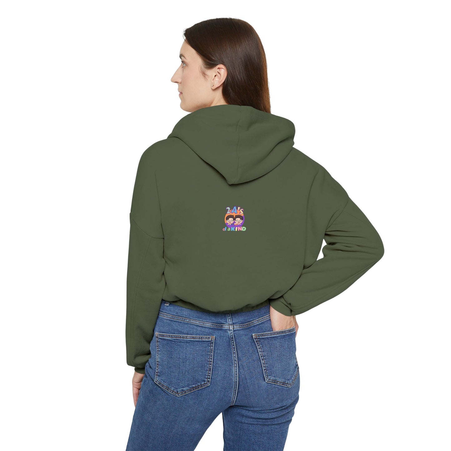2 A's - Women's Cinched Bottom Hoodie