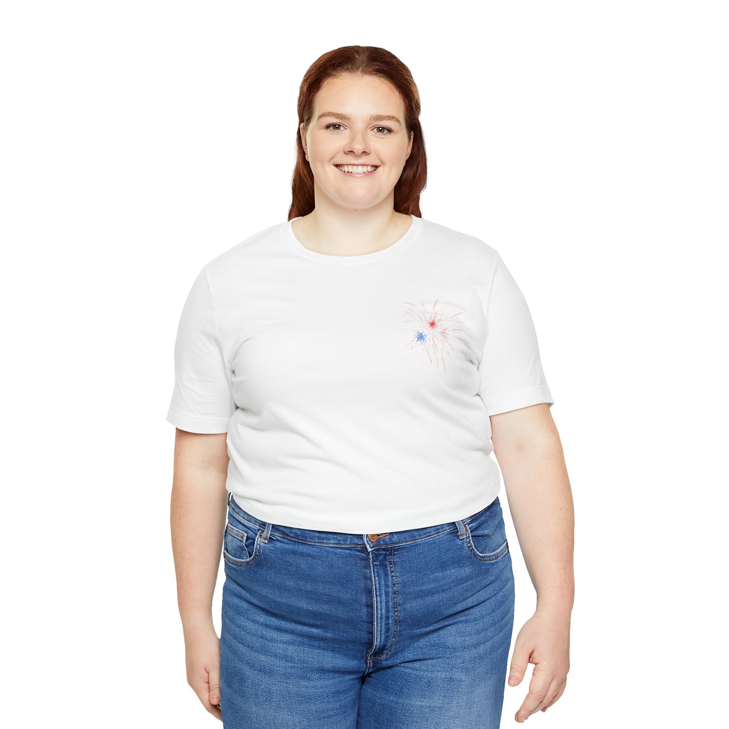 Firework Patriotic Tee - Unisex Jersey Short Sleeve Tee