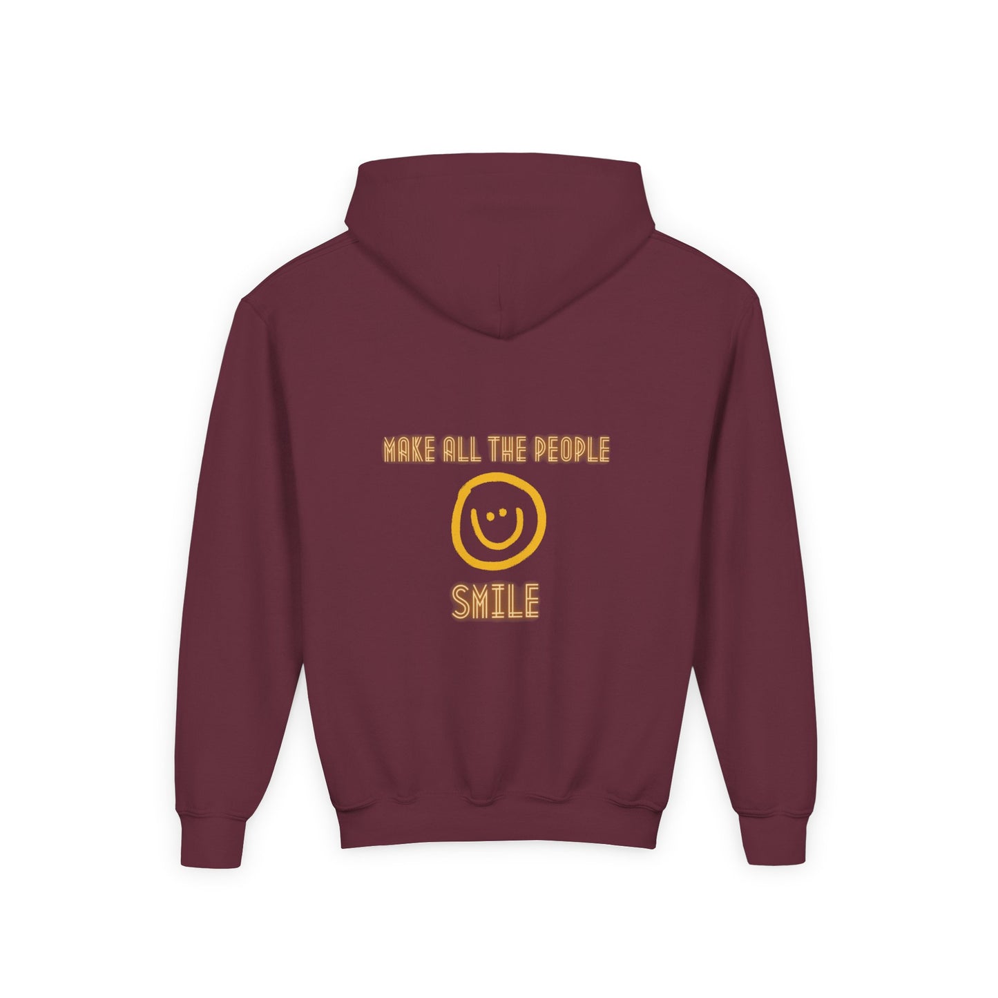 Make All The People Smile - Youth Heavy Blend Hooded Sweatshirt