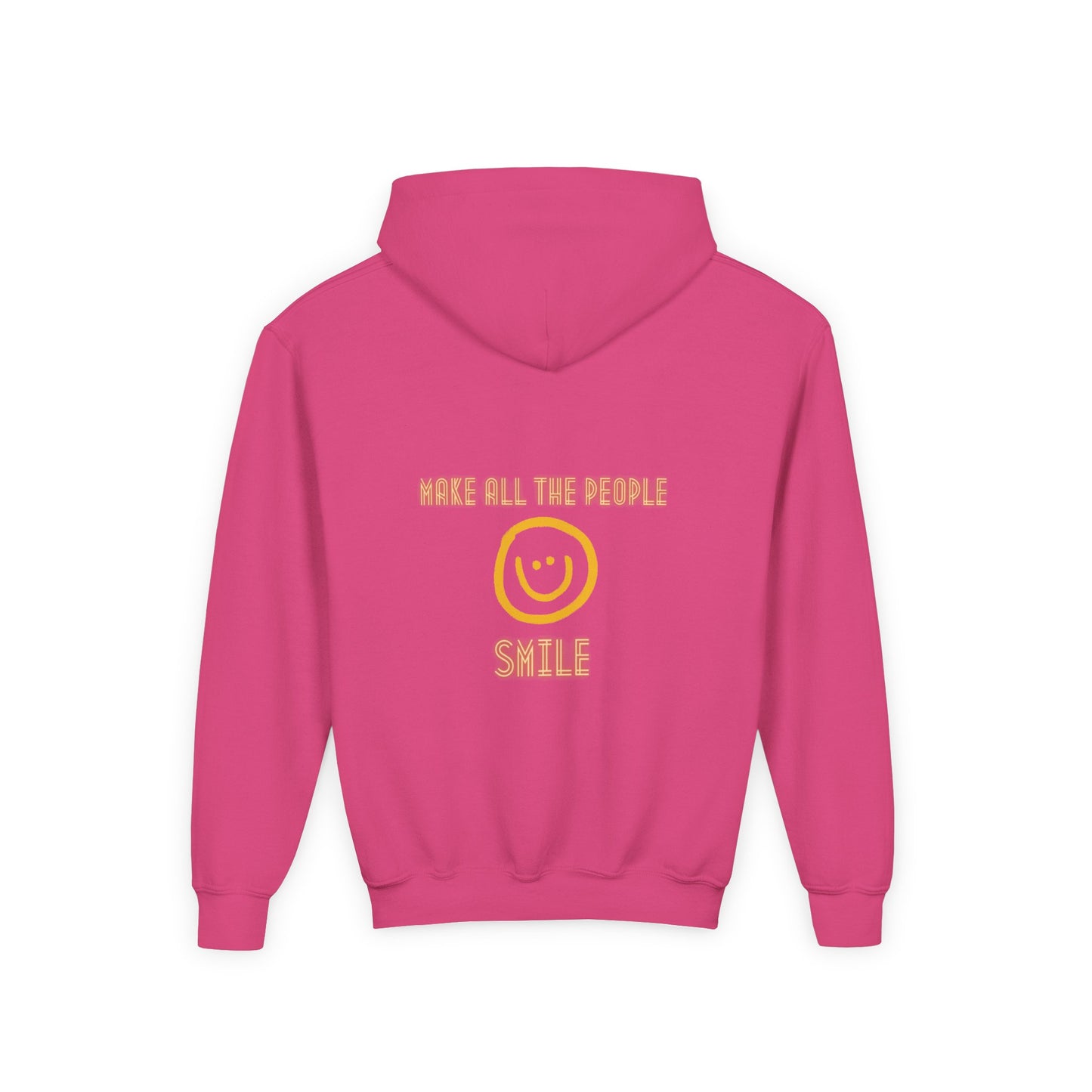 Make All The People Smile - Youth Heavy Blend Hooded Sweatshirt