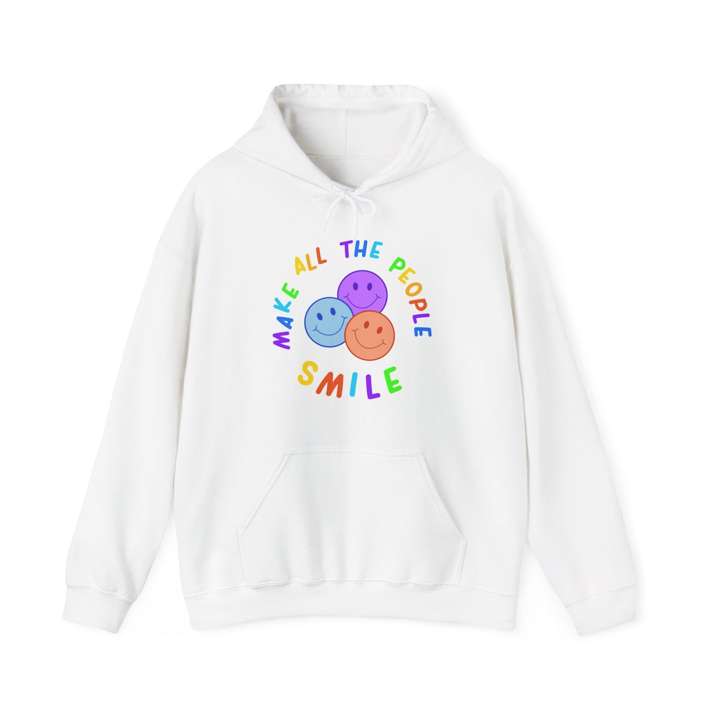 Make All The People Smile - Unisex Heavy Blend™ Hooded Sweatshirt