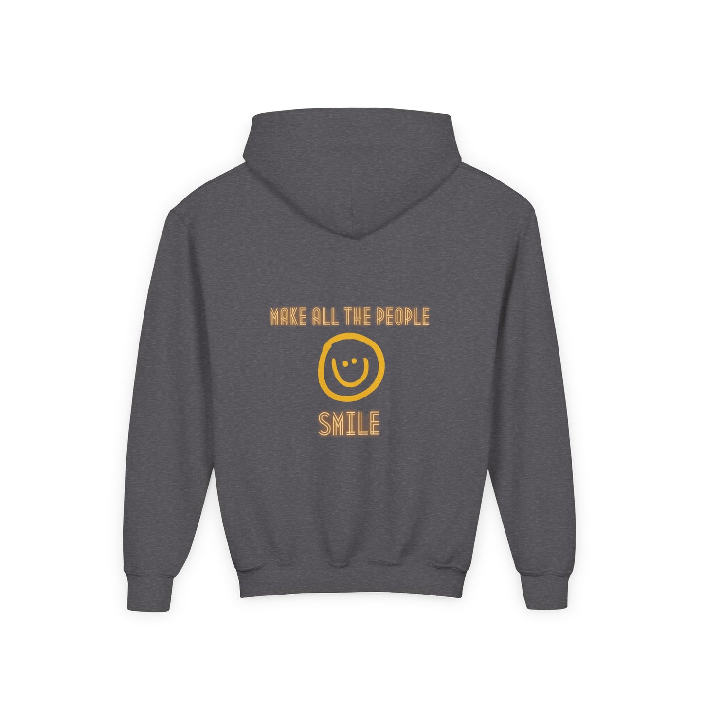 Make All The People Smile - Youth Heavy Blend Hooded Sweatshirt