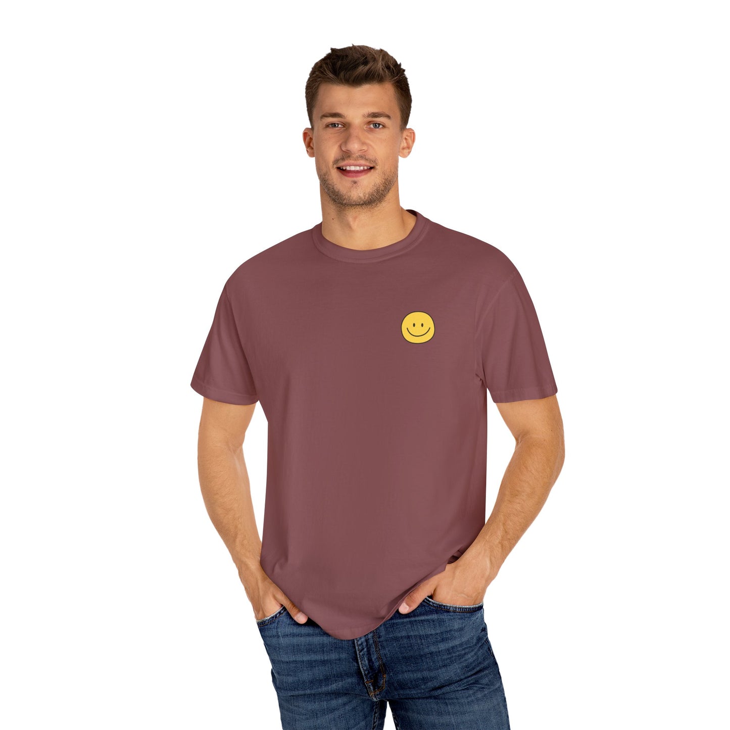 Show Up- Unisex Garment-Dyed T-shirt
