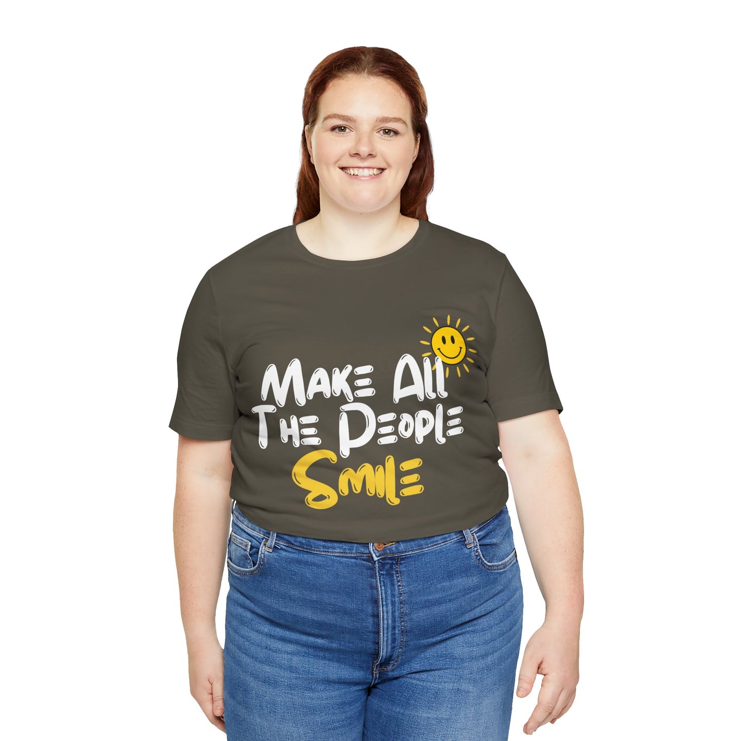 Make All the People Smile - Unisex Jersey Short Sleeve Tee