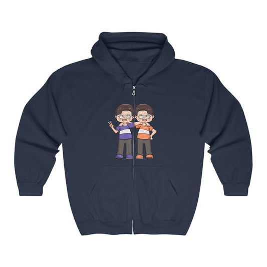 2 A's - Unisex Heavy Blend™ Full Zip Hooded Sweatshirt