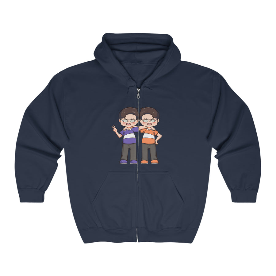 2 A's - Unisex Heavy Blend™ Full Zip Hooded Sweatshirt