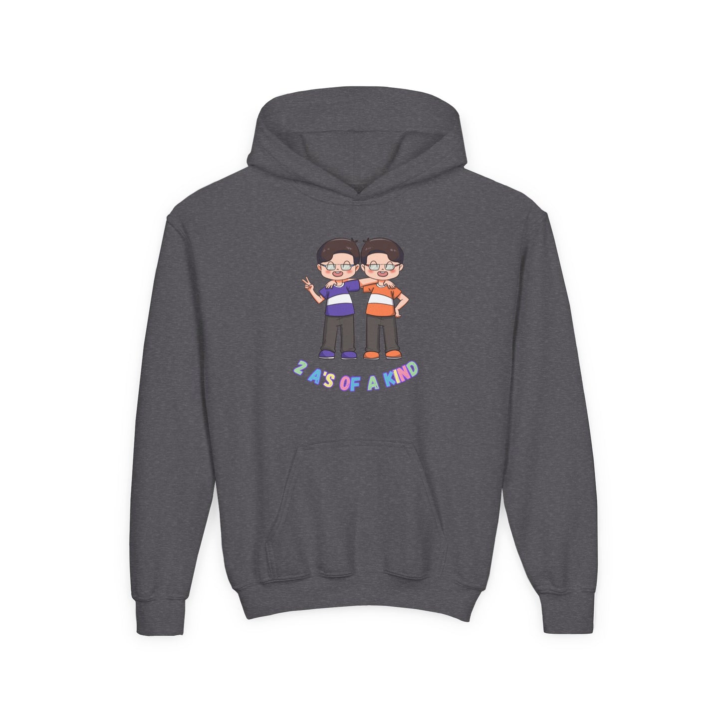 Make All The People Smile - Youth Heavy Blend Hooded Sweatshirt
