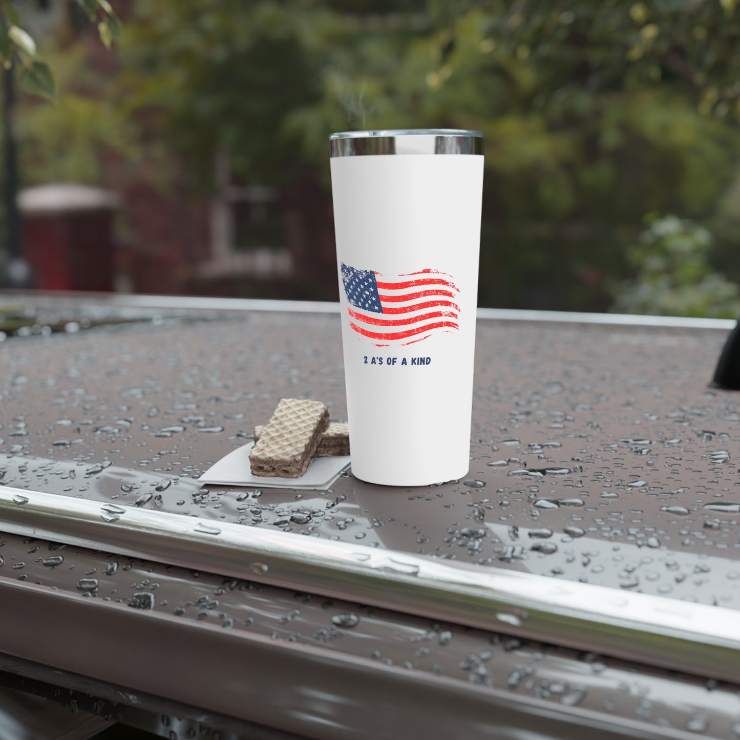 Flag- Copper Vacuum Insulated Tumbler, 22oz