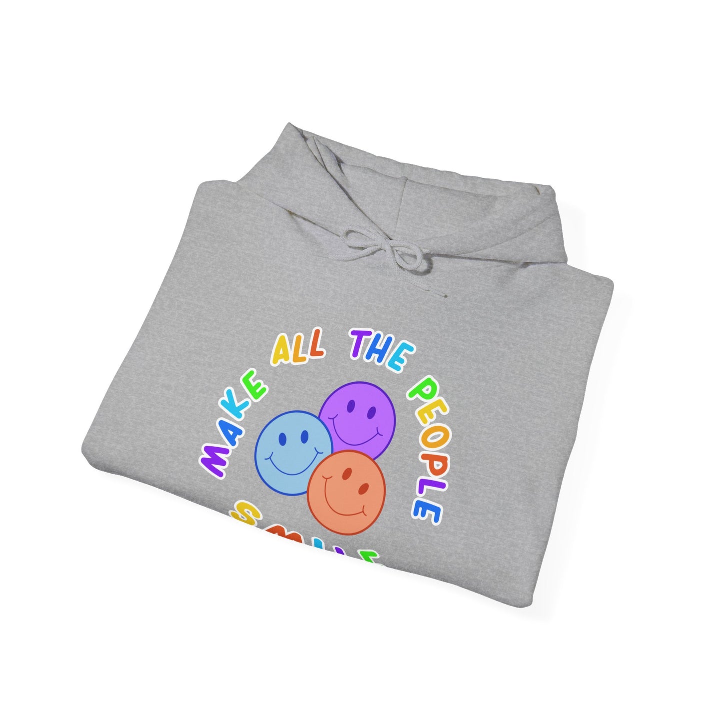 Make All The People Smile - Unisex Heavy Blend™ Hooded Sweatshirt