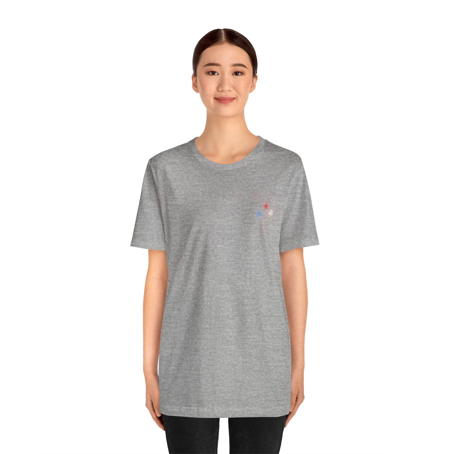 Firework Patriotic Tee - Unisex Jersey Short Sleeve Tee