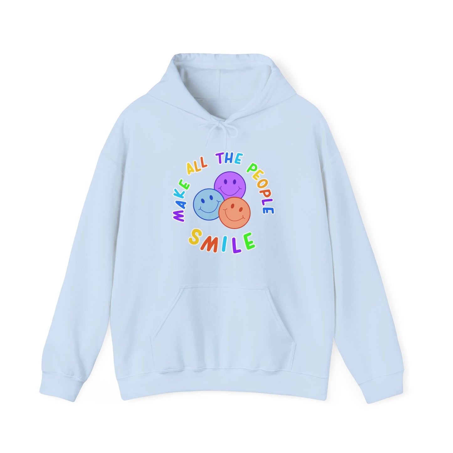 Make All The People Smile - Unisex Heavy Blend™ Hooded Sweatshirt